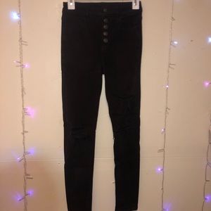American Eagle Black Skinny Jeans